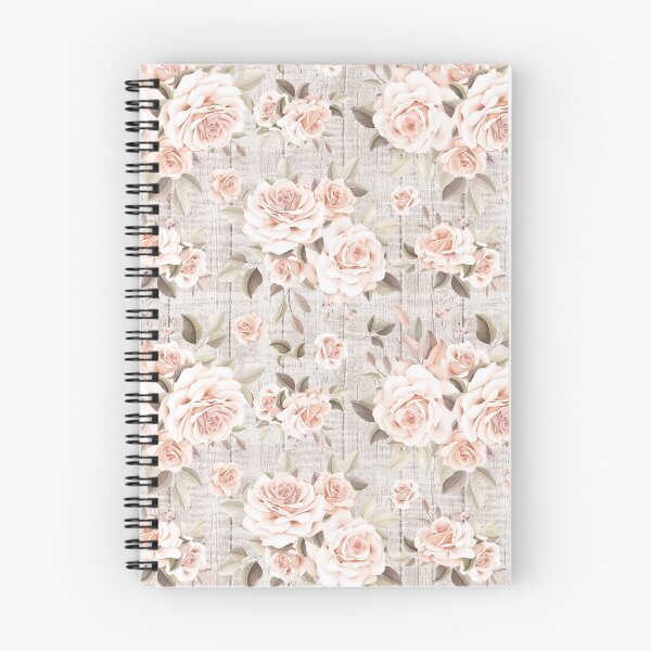 Item preview, Romantic Vintage Roses on Rustic Wood • Shabby Chic Peach Coral Floral & Botanical designed and sold by CyanSkyDesign.