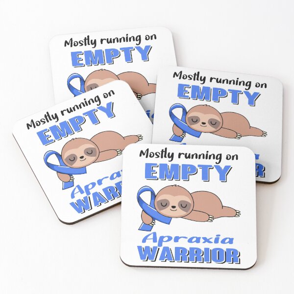 Item preview, Mostly Running On Empty Apraxia Warrior designed and sold by Brad-FI.