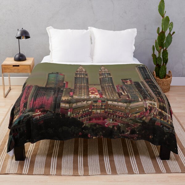 Item preview, Kuala Lumpur night towers designed and sold by imagine-ai.