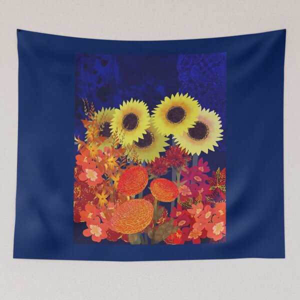 Item preview, Leo Zodiac Flowers designed and sold by rebecca-prints.