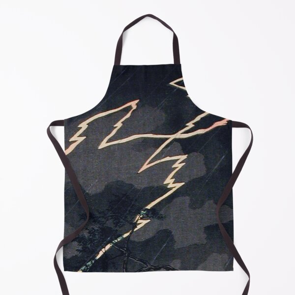 Item preview, Japanese Woodbock Art Thunderstorm at Tateishi (ca.1924–1925) by Hiroaki Takahashi designed and sold by Designedbysm.