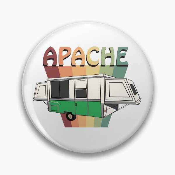 Item preview, Apache Royal pop up camper 1975  designed and sold by HCrockettArt.