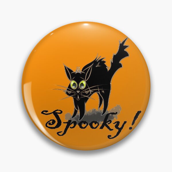 Item preview, Spooky Cat designed and sold by FickleandFancy.