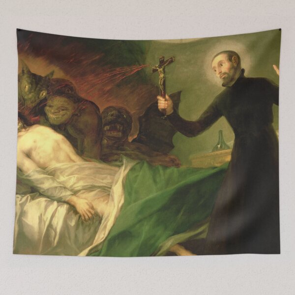 Item preview, St Francis Borgia Expels Demons From A Dying 1788 By Francisco Jose De Goya Y Lucientes designed and sold by JDesigningMO.