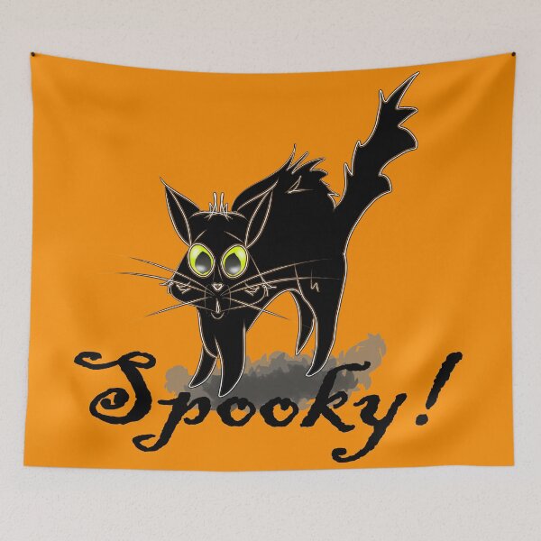 Item preview, Spooky Cat designed and sold by FickleandFancy.
