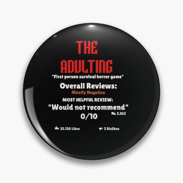 Item preview, Adulting would not recommend designed and sold by Stefan Z..