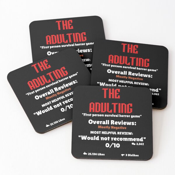 Item preview, Adulting would not recommend designed and sold by Stefan Z..