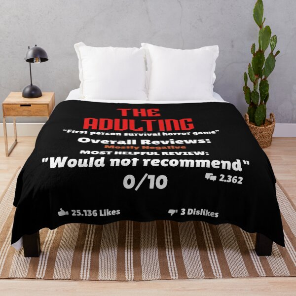 Item preview, Adulting would not recommend designed and sold by Stefan Z..