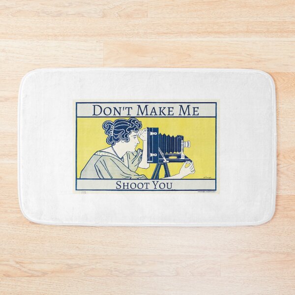 Item preview, Don't Make Me Shoot You - Funny Art Deco Vintage Camera designed and sold by Funkykex.