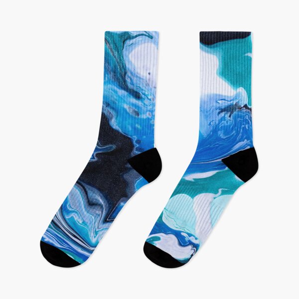Item preview, Black, Blue And Turquoise Marble Design designed and sold by Piper-Deals.