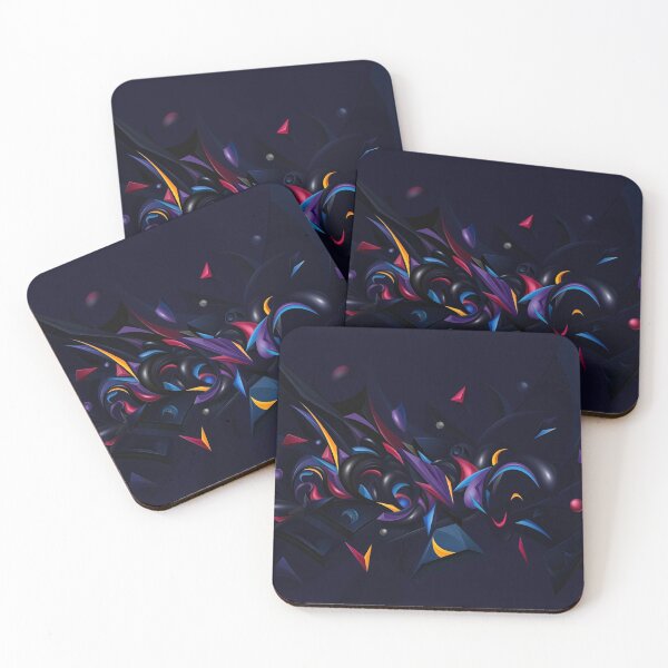 Item preview, Stylish Shapes & Colors Explosions Abstract Art III designed and sold by NexusArts.
