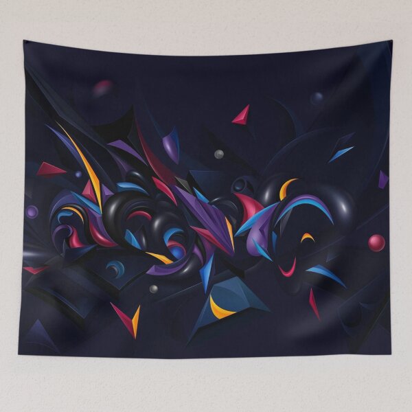Item preview, Stylish Shapes & Colors Explosions Abstract Art III designed and sold by NexusArts.