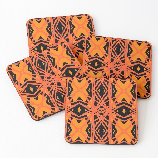 Item preview, Orange Black Halloween Party Trick or Treating Geometric Pattern - For A Modern Witch designed and sold by PatternPerfect.