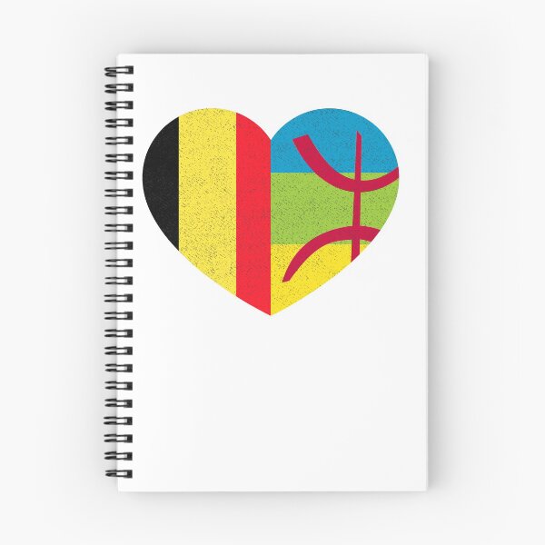Item preview, Amazigh Kabyle Belgian Pride Heart Tamazgha Belgium Gift designed and sold by cssdru.
