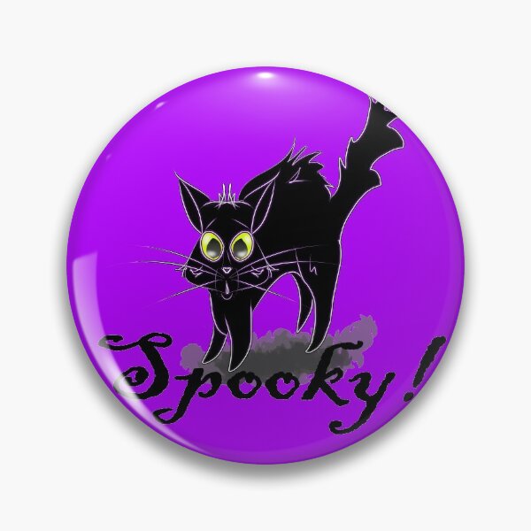 Item preview, Spooky Cat designed and sold by FickleandFancy.