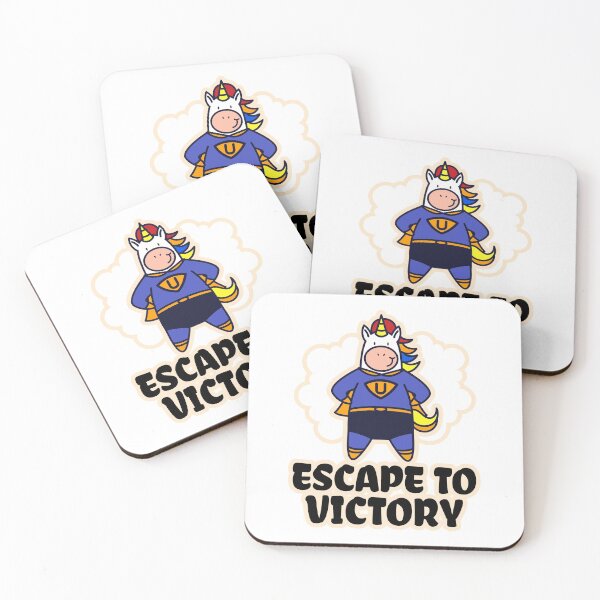 Item preview, Excellent escape To Victory Funny Super Hero Cow Design designed and sold by jtancrum61.
