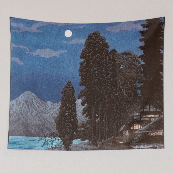 Item preview, Japanese Woodbock Art Lake Chūzenji (ca.1929–1932) by Hiroaki Takahashi designed and sold by Designedbysm.