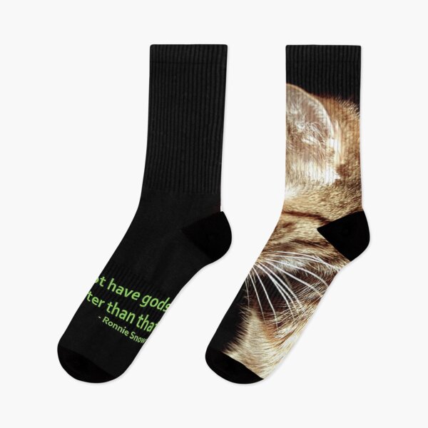 Item preview, anti-religion atheist animal cat quote ronnie snow 'animals do not have gods, they are smarter than that' designed and sold by emcazalet.