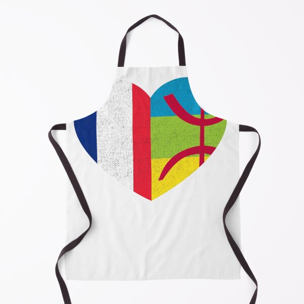 Item preview, Amazigh Kabyle French Pride Heart Tamazgha France Flag Gift designed and sold by cssdru.
