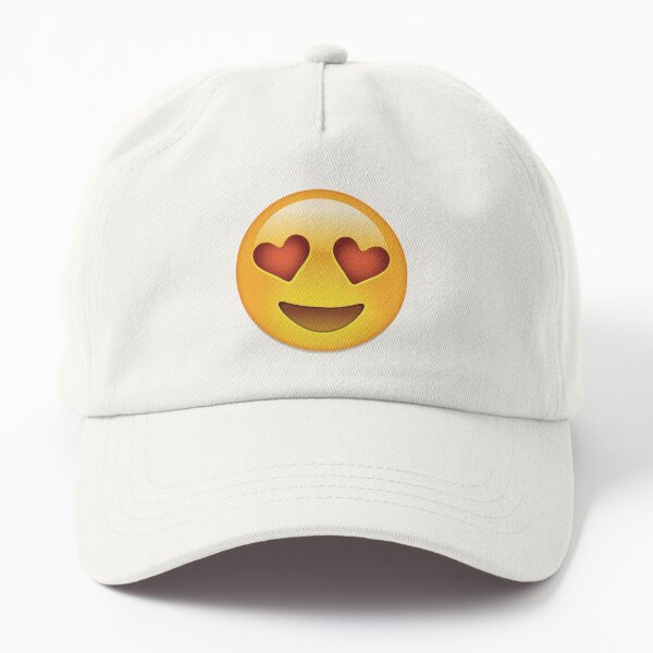 Love Hearts emoji Dad Hat