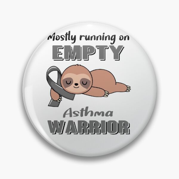 Item preview, Mostly Running On Empty Asthma Warrior designed and sold by Brad-FI.