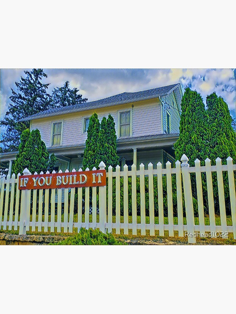 "If You Build It Field of Dreams House, Dyersville, Iowa" Sticker for