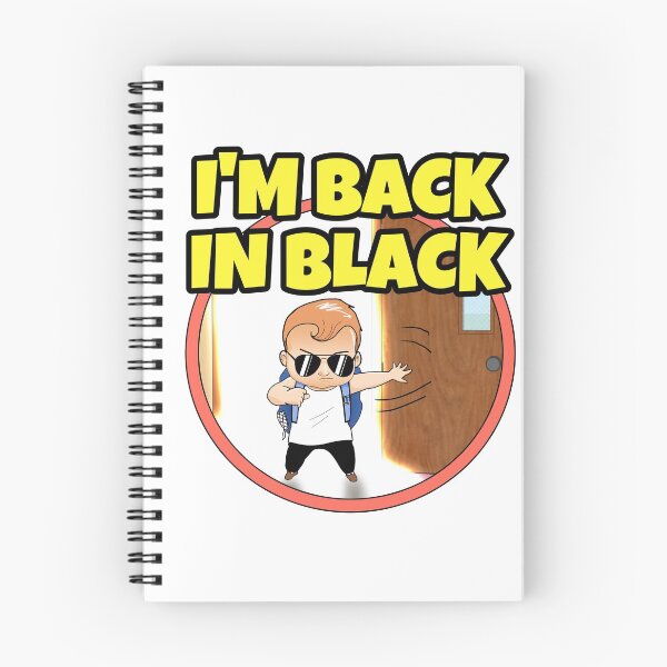 Item preview, BACK IN BLACK TO SCHOOL hello preschool designed and sold by AXIOM13.