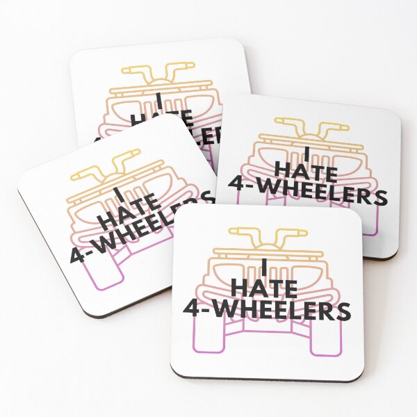 Item preview, I hate 4 Wheelers designed and sold by JessFranco.