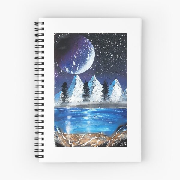 Item preview, Planet over Mountains  designed and sold by Gregrussell8.