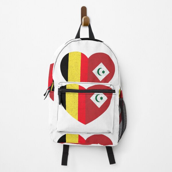 Item preview, Amazigh Rifian Belgian Pride Heart Arrif Belgium Flag Gift designed and sold by cssdru.
