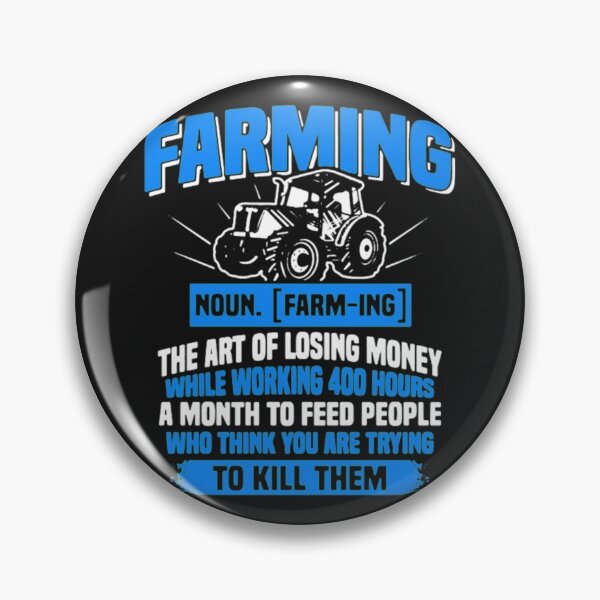 Item preview, Farming Working 400 Hours a Month designed and sold by Clavitaps.