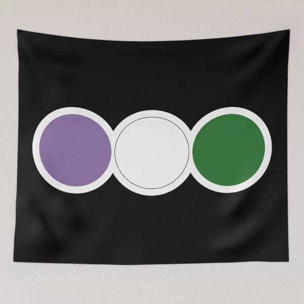 Item preview, Genderqueer Pride Graphic Circles designed and sold by iscaStudioArt.