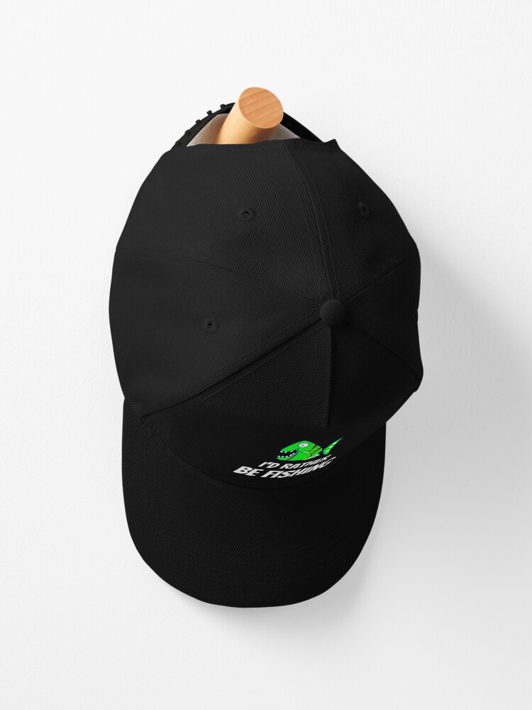 Funny I'd Rather Be Fishing  Cap for Sale by FreedomUniverse