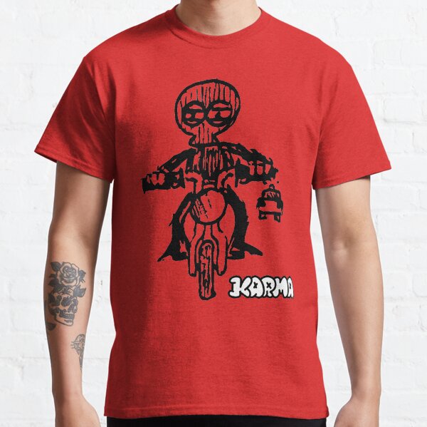 Karma "Fahrt schnell"-Design Classic T-Shirt