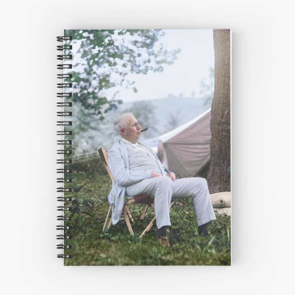 Item preview, Thomas Edison Relaxing on a "Vagabonds" Camping Trip, 1921 designed and sold by Marina Amaral.