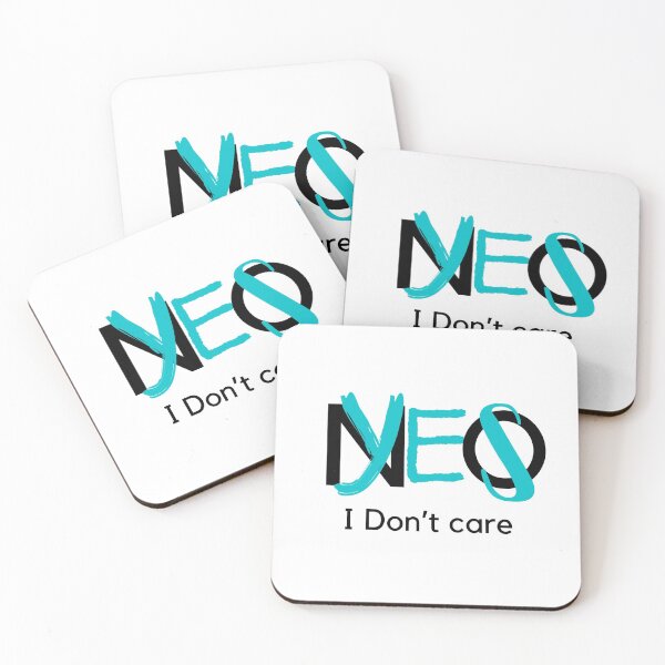 Item preview, Yes or no i don't care designed and sold by Sooo263.