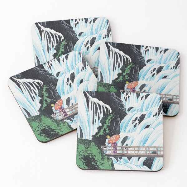 Item preview, Japanese Woodbock Art Shiragumo Waterfall of Nikkō (1910) by Hiroaki Takahashi designed and sold by Designedbysm.