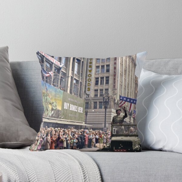 Item preview, Patton during a welcome home parade in Los Angeles, June 9, 1945 designed and sold by Marina Amaral.