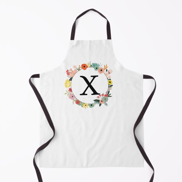 Item preview, Letter X Monogram with Flowers designed and sold by ShirleyDee.