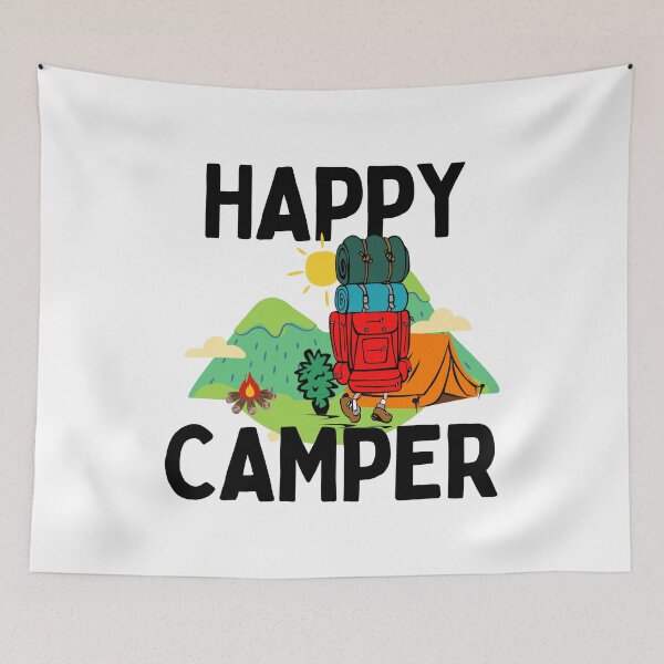 Item preview, Happy Camper designed and sold by ShopTr3ndy.
