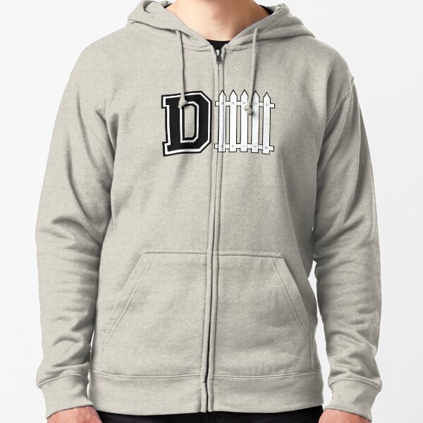 D Fence Zipped Hoodie