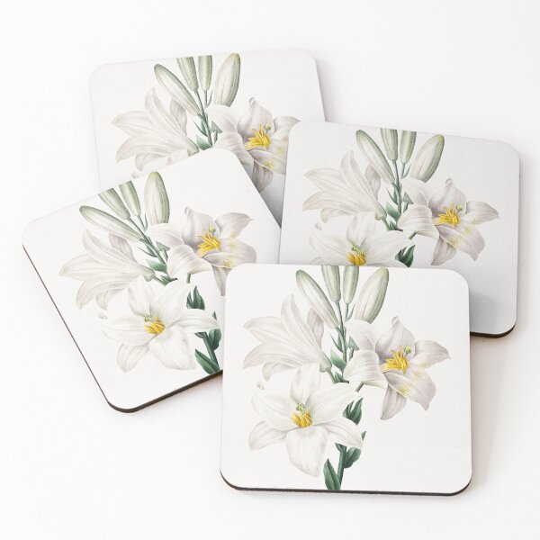 Item preview, Madonna Lily from Choix des plus belles fleurs (1827) by Pierre-Joseph Redouté designed and sold by suewen.