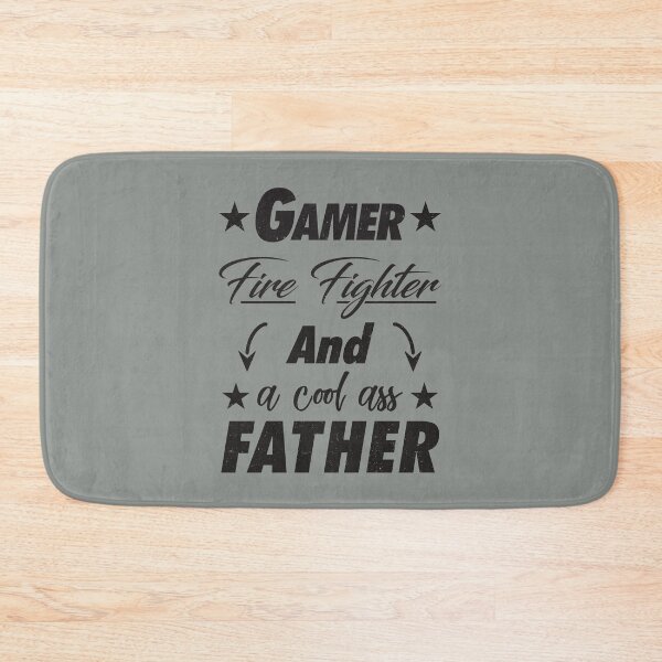 Item preview, Gamer Fire Fighter Father designed and sold by StarsForgers.
