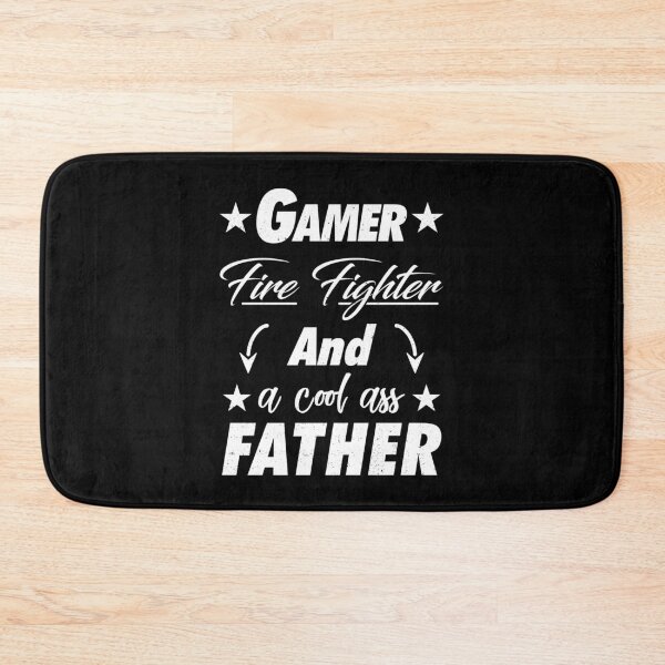 Item preview, Gamer Fire Fighter Father designed and sold by StarsForgers.