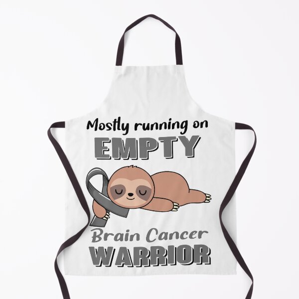 Item preview, Mostly Running On Empty Brain Cancer Warrior designed and sold by Brad-FI.