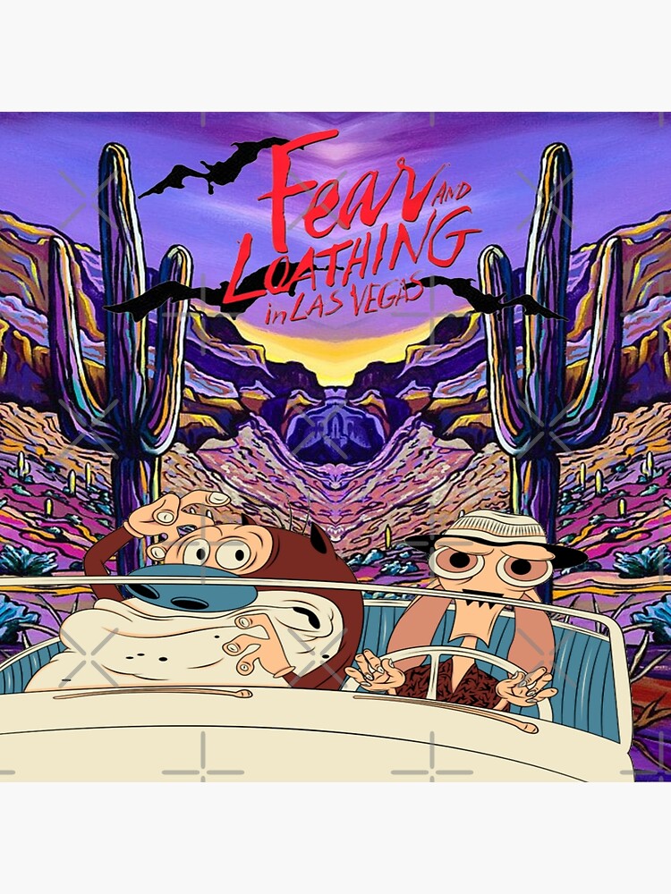 "Ren and Stimpy Fear and Loathing in Las Vegas" Poster by House