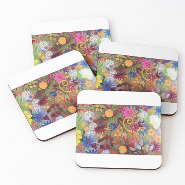 Item preview, peaches and flowers designed and sold by Petronella van Oyen.