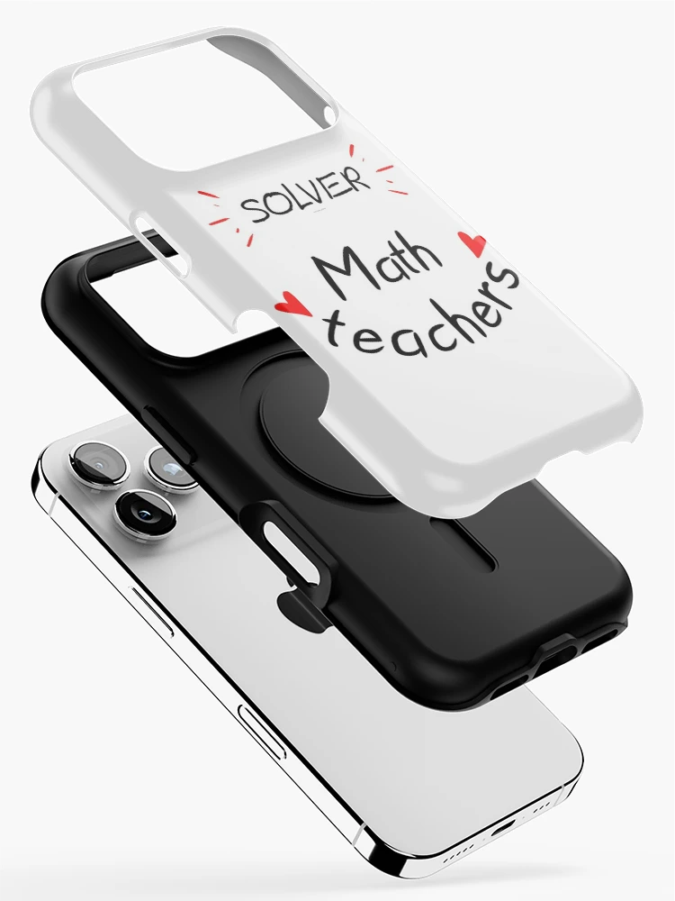 Thumbnail 2 of 4, iPhone Case, Problem Solver Math Teacher designed and sold by RoaaMagic.