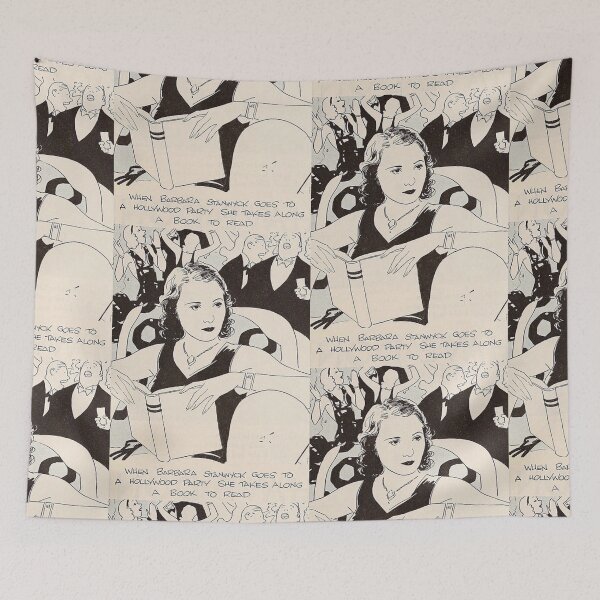 Item preview, Barbara Stanwyck reads designed and sold by Leafyblues.