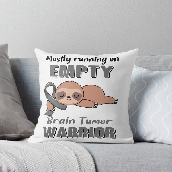 Item preview, Mostly Running On Empty Brain Tumor Warrior designed and sold by Brad-FI.